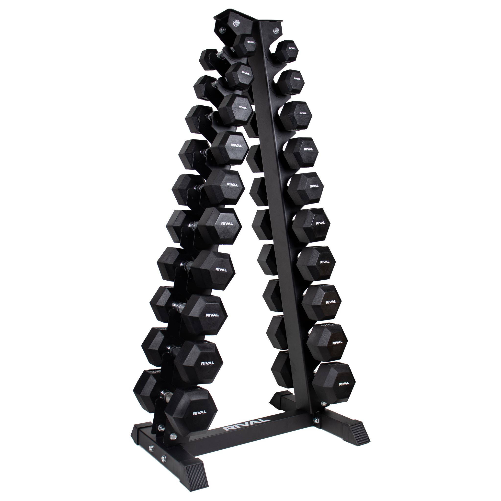 Cheap dumbbell shop set with rack